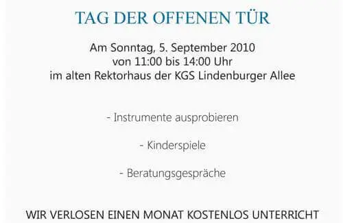 Tag der offenen Tür 2010