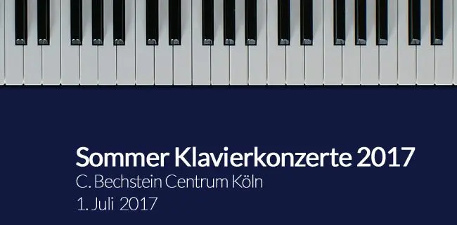 Sommer Klavierkonzerte 2017 Sommer Klavierkonzerte 2017