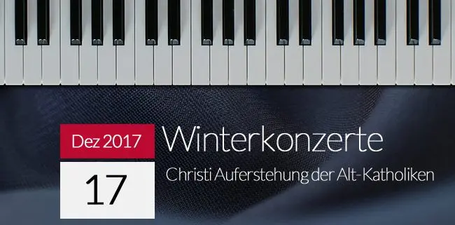 Winterkonzerte 2017 Winterkonzerte 2017