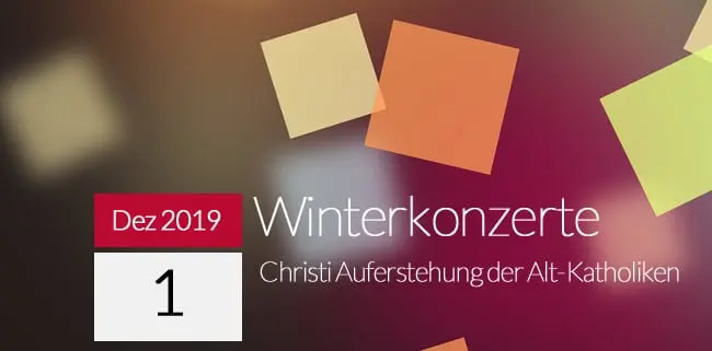 Winterkonzerte 2019 Winterkonzerte 2019