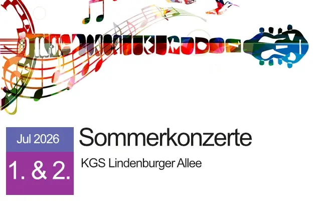 Sommerkonzert 2026 in der KGS Lindenburger Allee